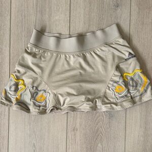 Adidas by Stella McCartney Beige Skirt with Floral Accents